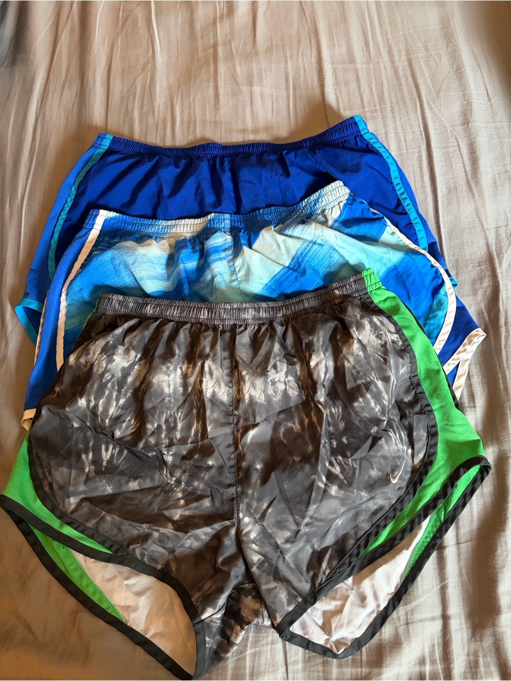 3 Nike Dri-FIT athletic shorts Athletic Shorts in Blue Size Women’s Medium
